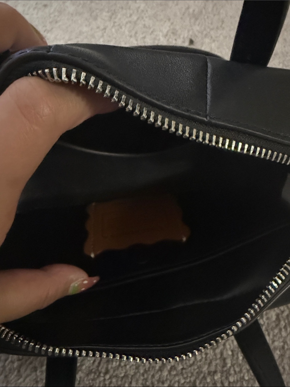 COACHTOPIA Alternative/Ego Mini Satchel Bag in Checkerboard Leather - Picture 3 of 7